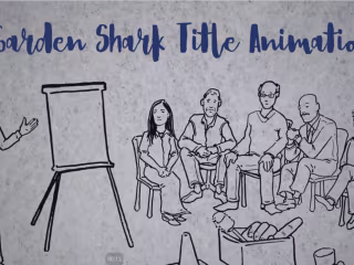 2D Animation | Garden Shark documentary
