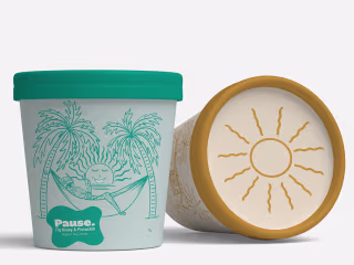 Pause Ice Cream - Packaging and Brand Identity 
