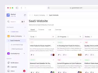 Gumun - Task Management Dashboard