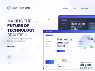 UI/UX | Blue Swan Defi Web3 App on Behance