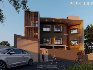 Facade upliftment and rooftop design