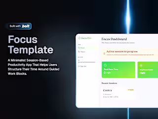 FocusFlow - Focus Assist Template