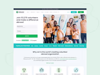  UI/UX and Website Design for Volunteer HQ