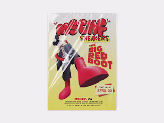 'THE BIG RED BOOT' by MSCHF® — Advertisement