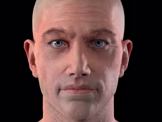 Realistic 3D character creation