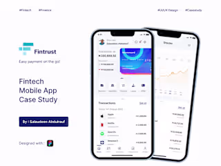 Fintrust Mobile App Design | Images :: Behance