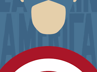 Minimal Superhero Posters