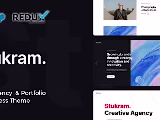Stukram - AJAX Agency & Portfolio WordPress Theme