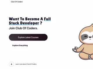 ClubOfCoders - Learn to build production ready websites