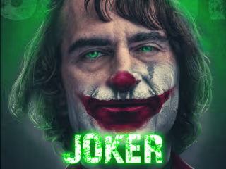Joker Movie Poster Design