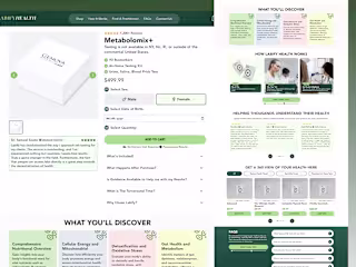 labifyhealth Product page develop in Replo