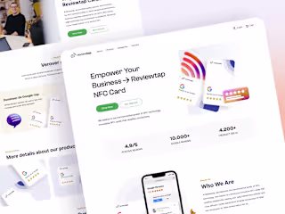 NFC Card - Web Design