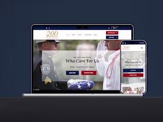 Website Design & Development: 200 Club
