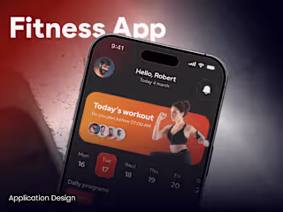 Fitness App UI/UX Design🏋️