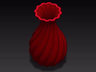 3D Model Of A Sequence Vase | SolidWorks