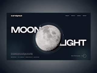 Landing Page for a Design Agency