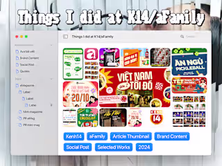 (Hybrid) Things i did at Kenh14/aFamily