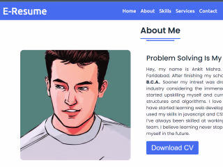 E-Resume Website