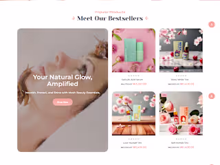 MeshBeauty E-Commerce Website