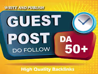 I will write and publish 30 guest post article on high da60 site