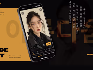 FACE ART | BEAUTY APP | MOBILE APP DESIGN