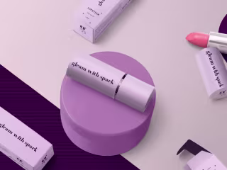 Gleam with spark make-up brand