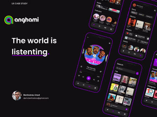 Anghami Podcast Design 