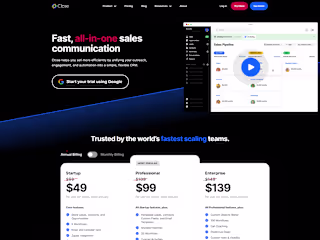 Framer site - Close.com