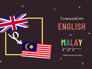 Translate brochures and infographics from English to Malay