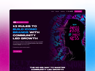 Webflow Design & Development - Personal Website for Book Author