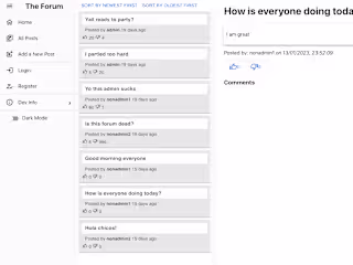 The Forum - Discussion Board