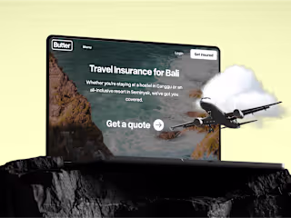 Butter Insurance | Bali Webflow Page
