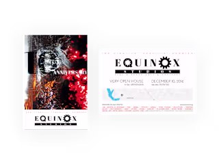 Equinox Studios poster design