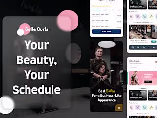 Salon and Spa Booking mobile app I UX/UI Design