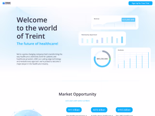 Treint Website Design