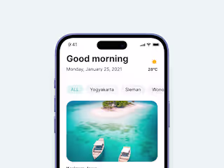 TravelTop – Travel Mobile App Design from Indonesia
