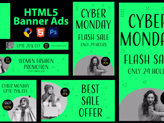 Design creative HTML5 banners for google display ads