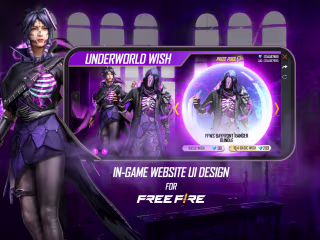In-game website UI design