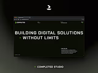 Completed Studio