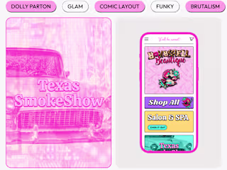 Bombshell boutique website
