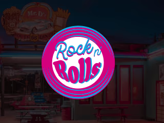 
 Rock n' Rolls/ visual identity for cinnamon roll brand