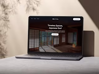 Hikari Living Concept Landing Page