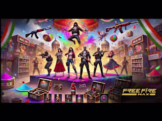 Free Fire Holi Theme 2025