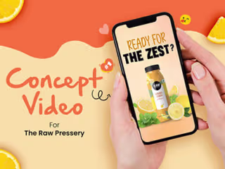 Video Concept for Raw Pressery - The Masala Lemon Launch