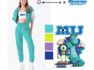 W-Bee x Monsters U
