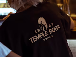 Temple Boba branding