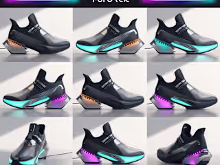 Futuristic Shoe Design Concept – Innovation Meets 