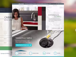 Elkay is a serie of digital properties for a manufacturing firm.