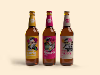 Retro Beverage Branding