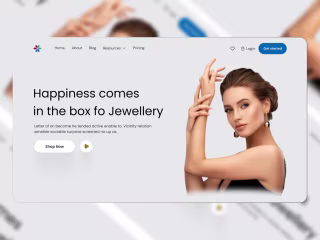 Jewelry store website UI Design on Behance